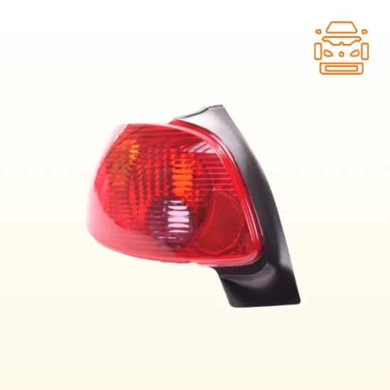 چراغ خطر عقب سمت راست پژو 206 هاچ بک بدون سوکت و لامپ