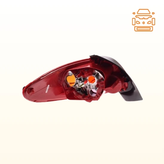 چراغ خطر عقب سمت چپ پژو 206 هاچ بک بدون سوکت و لامپ